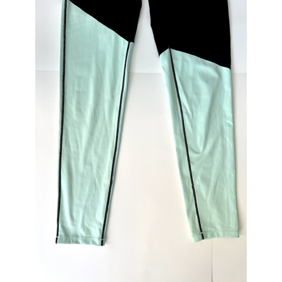 All Access Bandier High Rise Leggings Color Block Blue size Small EUC Athilesure - Picture 3 of 6